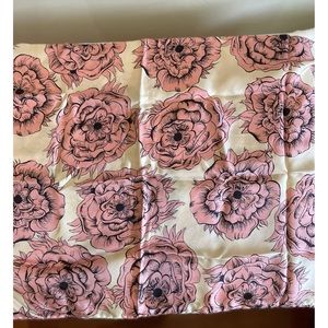 Moschino floral print silk scarf